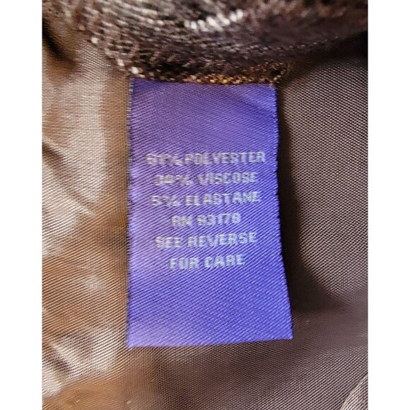 Vivienne Tam Womens Size 10 Brown Toupe Dress Pants Low Rise - Picture 5 of 7